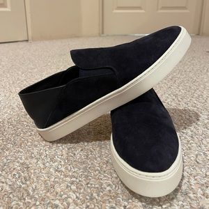 Vince Suede Leather Platform Shoes